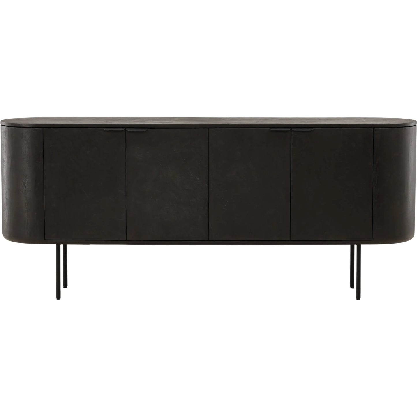 002 SI-2440780 | Additional Silo | Debbie Sideboard by Arch & Plane in black. Made from micro cement, pine wood, metal in a modern style.