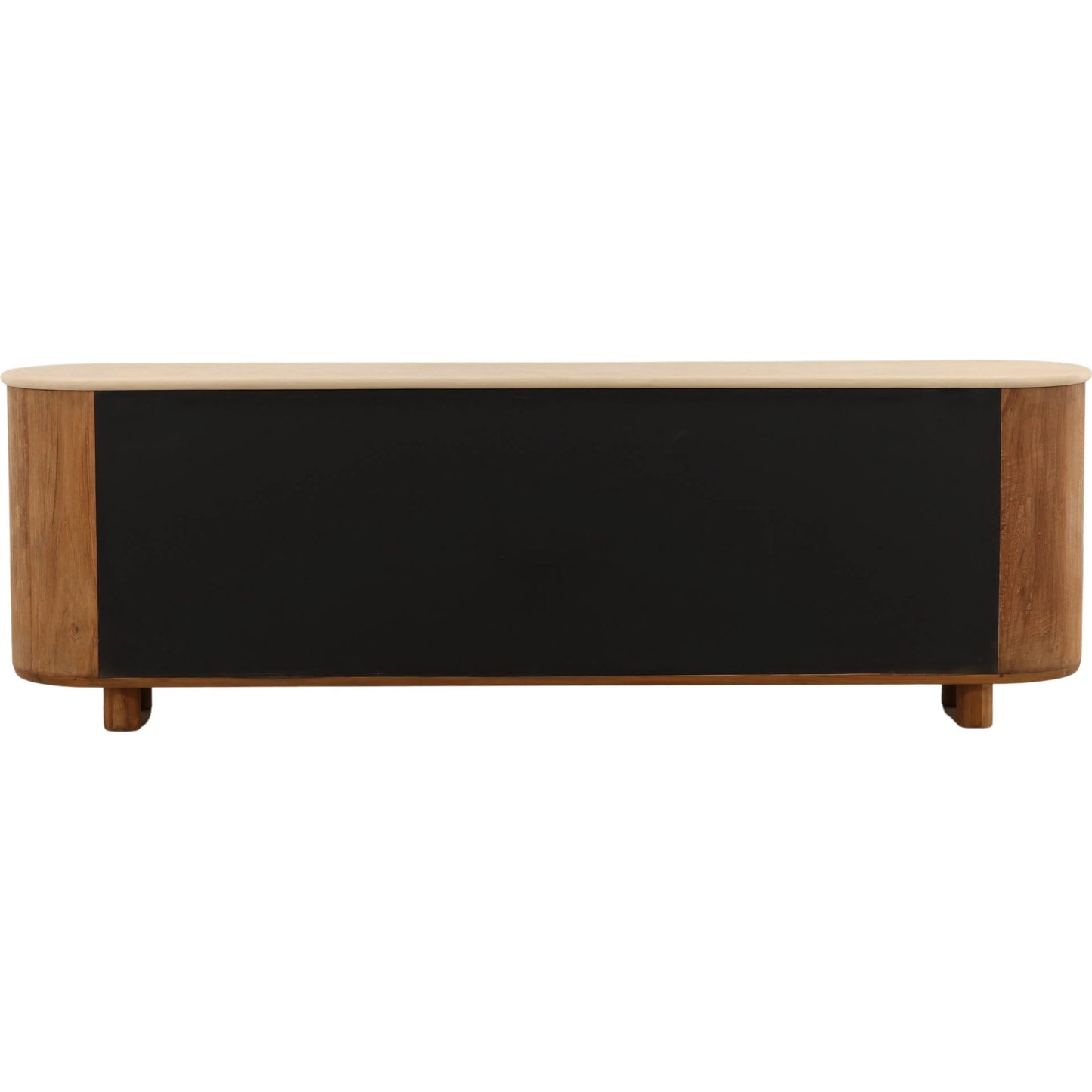 004 SI-2533057 | Additional Silo | Stormy Sideboard by Arch & Plane in sand, brown. Made from micro cement, teak wood in a unique style.