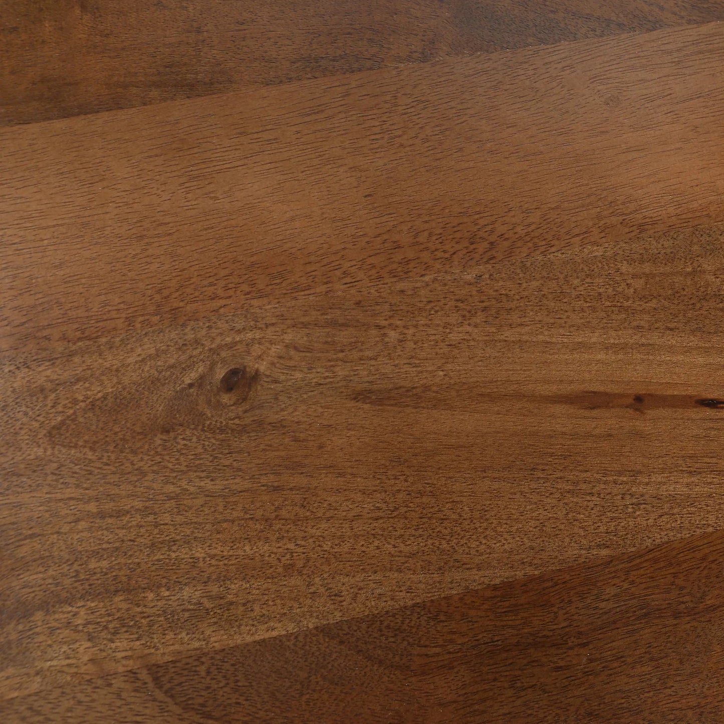 007 SI-2249425 | Closeup | Lawson Sideboard by Arch & Plane in medium brown, black handles. Made from mango wood, metal in a traditional style.