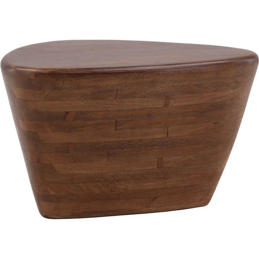 Hurst End Table by Arch & Plane in brown. Made from mango wood in a unique style.