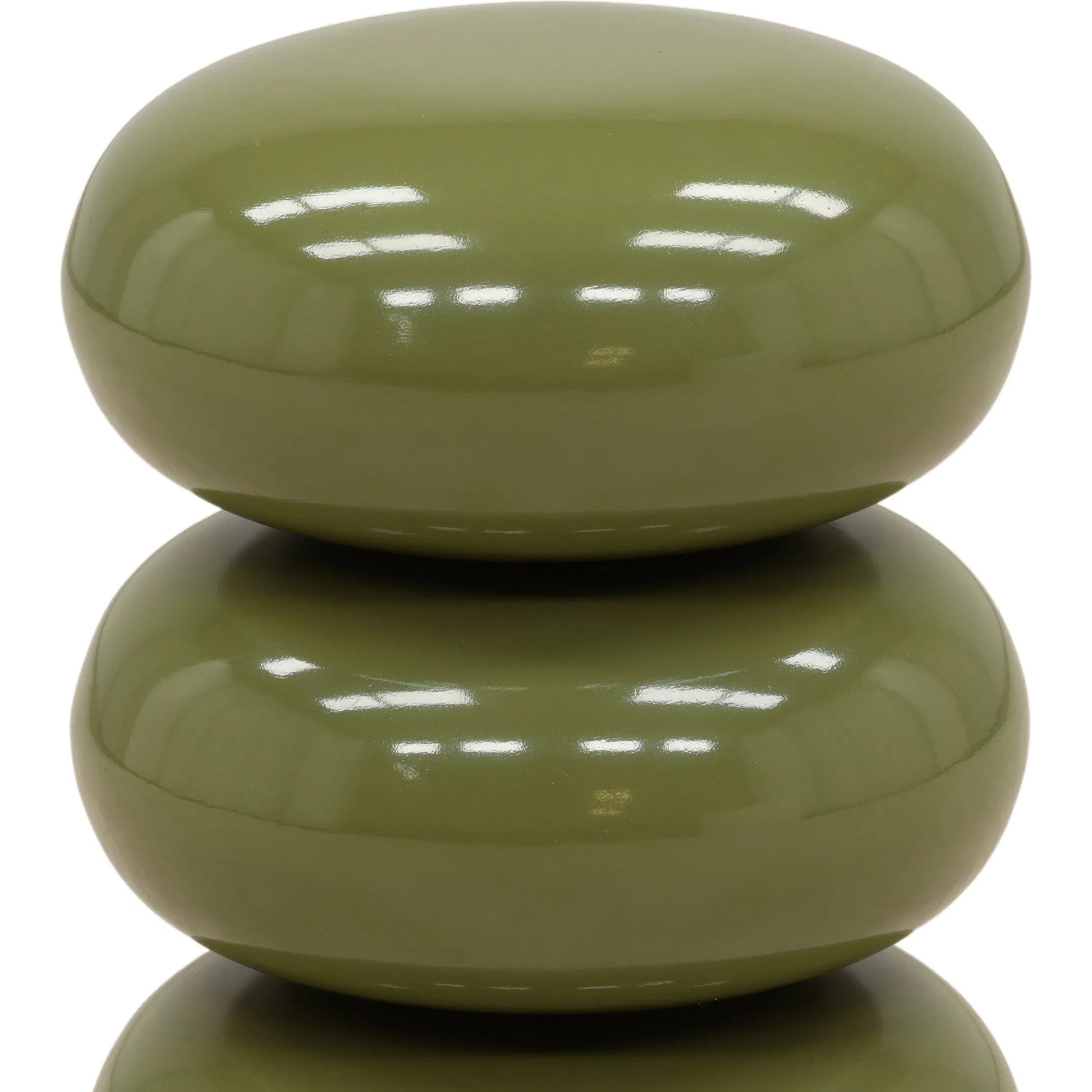 Latoya Side Table by Arch & Plane in green. Made from iron in a eclectic & global style.