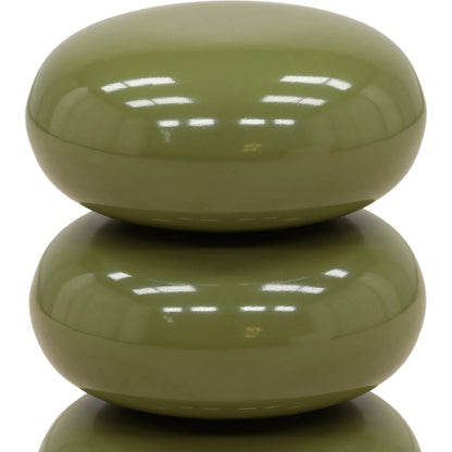 Latoya Side Table by Arch & Plane in green. Made from iron in a eclectic & global style.