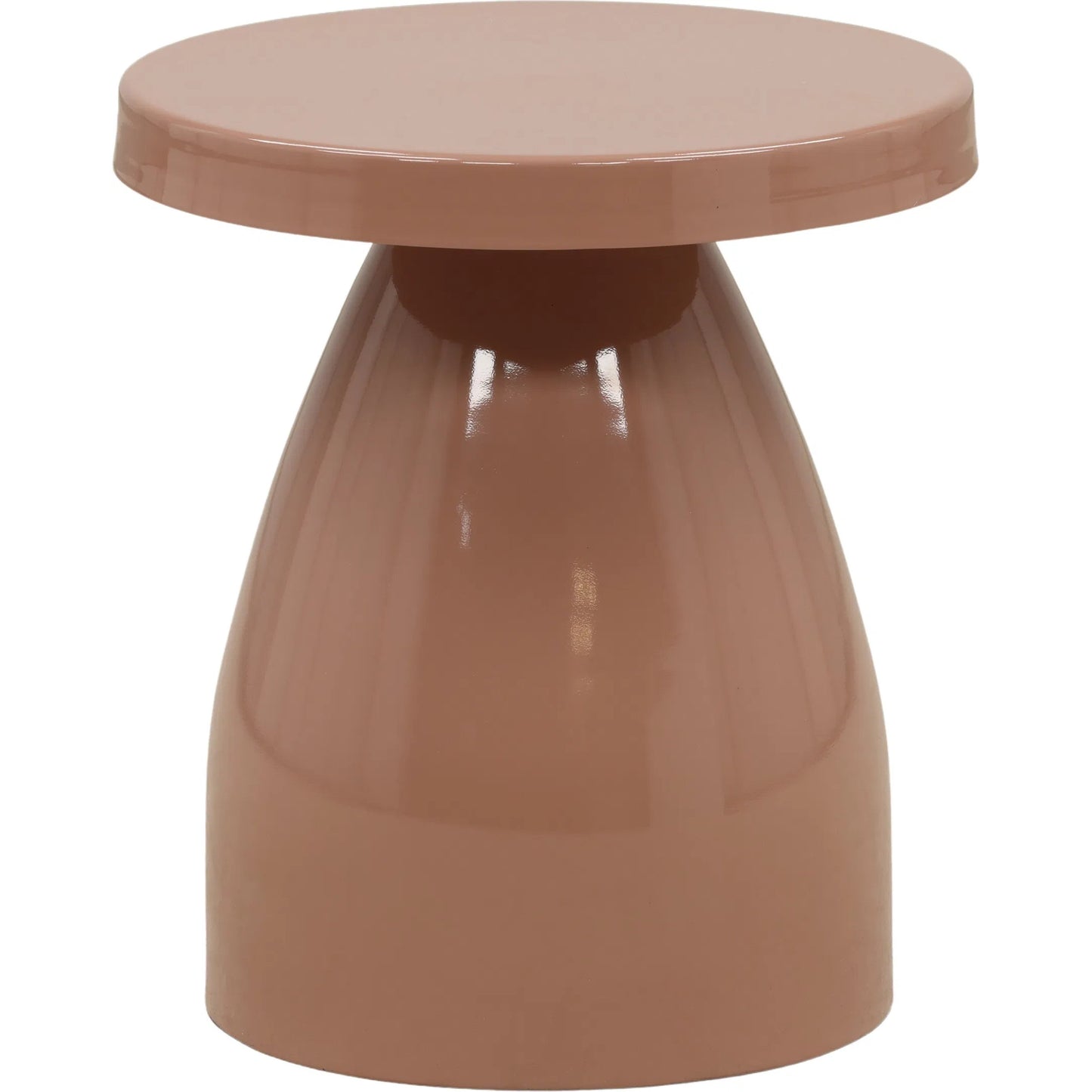 001 SI-2440788 | Primary Silo | Regis Side Table by Arch & Plane in taupe. Made from iron in a eclectic & global style.