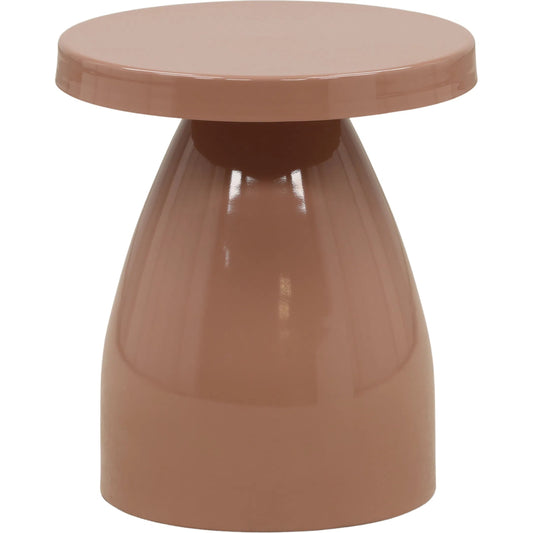 Esmay Side Table by Arch & Plane in taupe. Made from iron in a unique style.