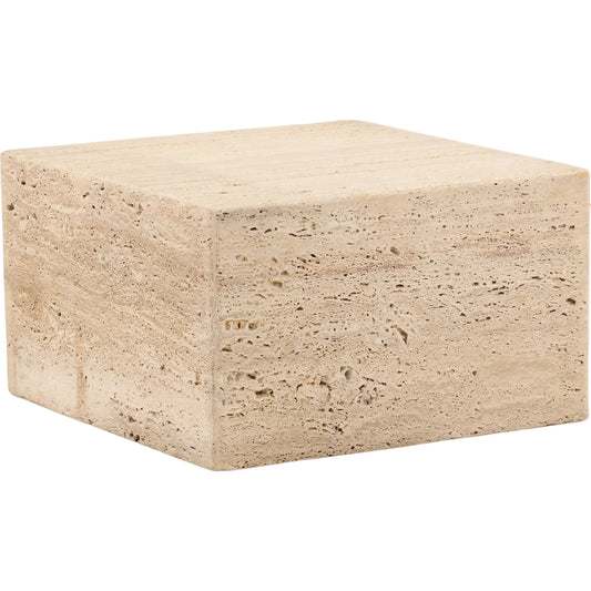 Retha Coffee Table by Arch & Plane in natural. Made from rough travertine in a unique style.