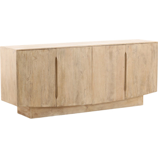 Hartland Sideboard by Arch & Plane in light natural. Made from mango wood in a unique style.