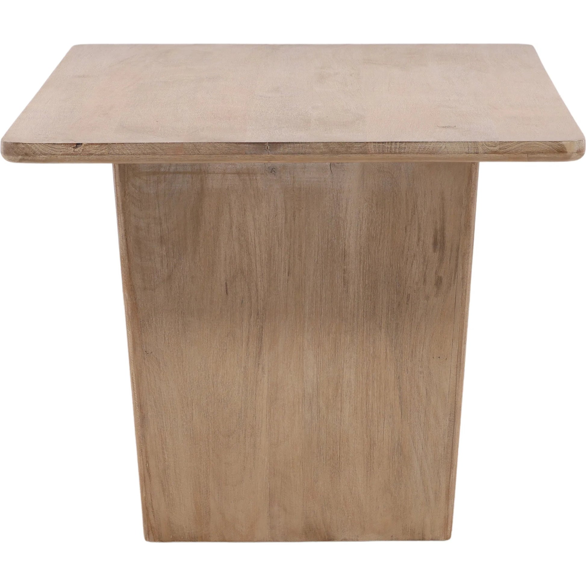 Maximilian Dining Table by Arch & Plane in light natural. Made from mango wood in a transitional style.