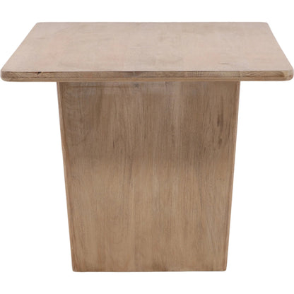 Maximilian Dining Table by Arch & Plane in light natural. Made from mango wood in a transitional style.