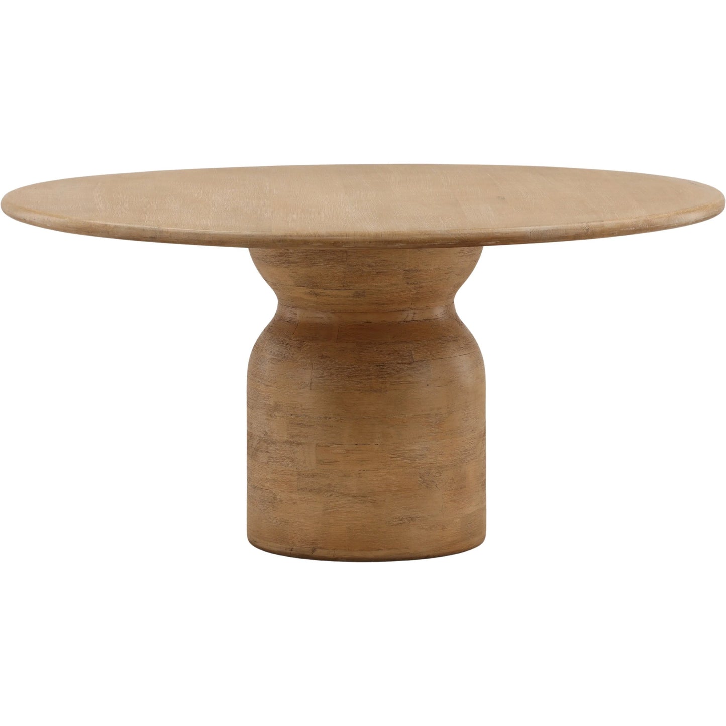 001 SI-2533058 | Primary Silo | Luther Dining Table by Arch & Plane in light natural. Made from mango wood in a unique style.