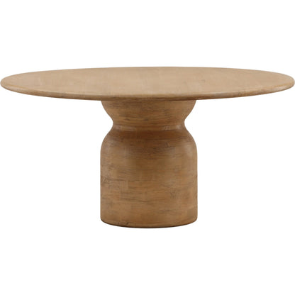 Luther Dining Table by Arch & Plane in light natural. Made from mango wood in a unique style.