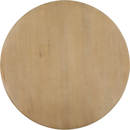 Luther Dining Table by Arch & Plane in light natural. Made from mango wood in a unique style.