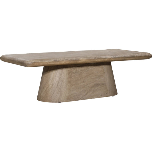 Marci Coffee Table by Arch & Plane in natural sandblasted. Made from acacia wood in a unique style.