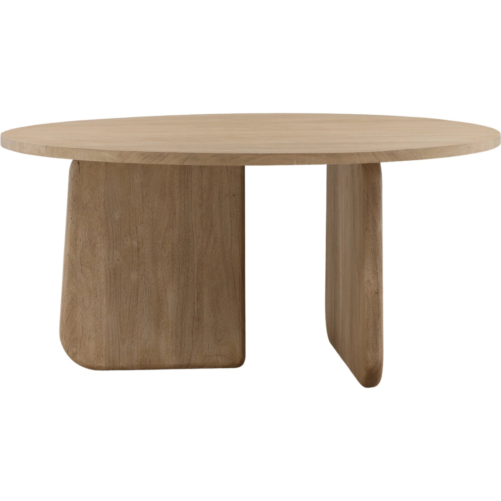 Barbra Dining Table by Arch & Plane in weathered natural. Made from acacia wood in a transitional style.