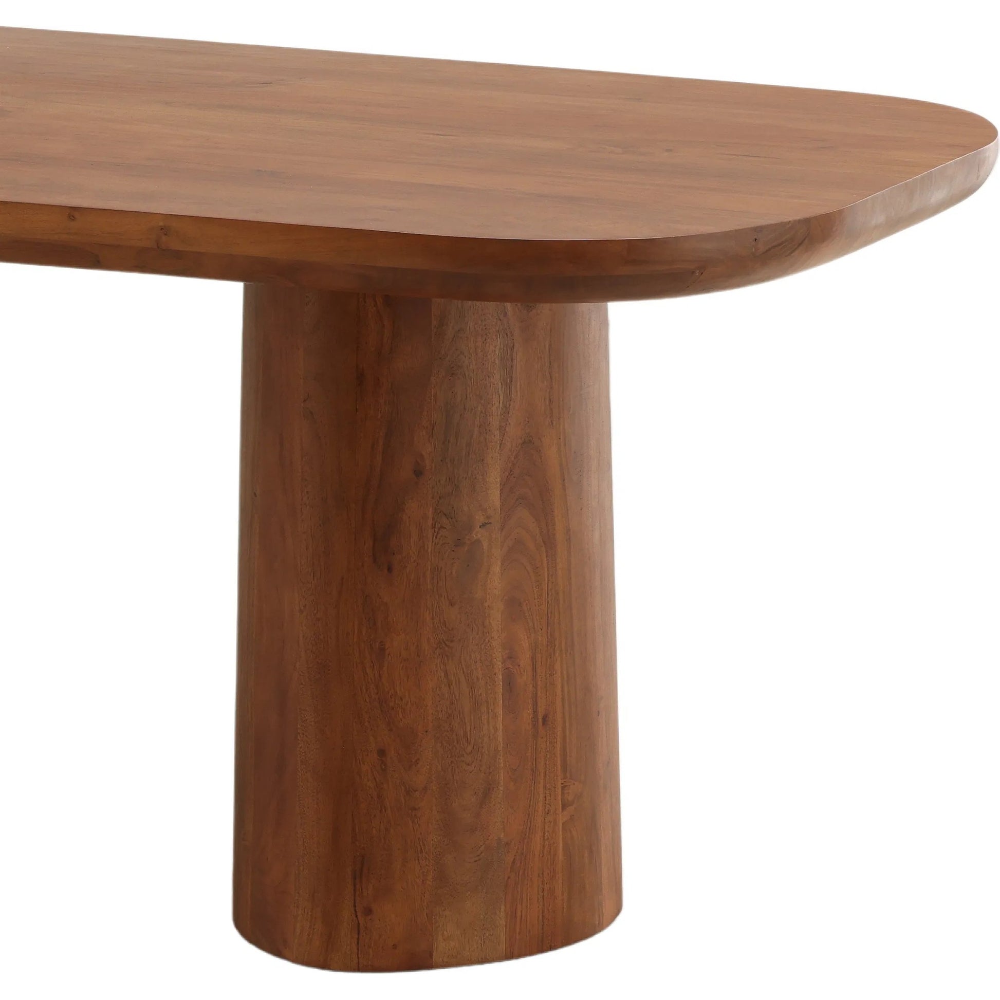 Montana Dining Table by Arch & Plane in brown. Made from acacia wood in a transitional style.