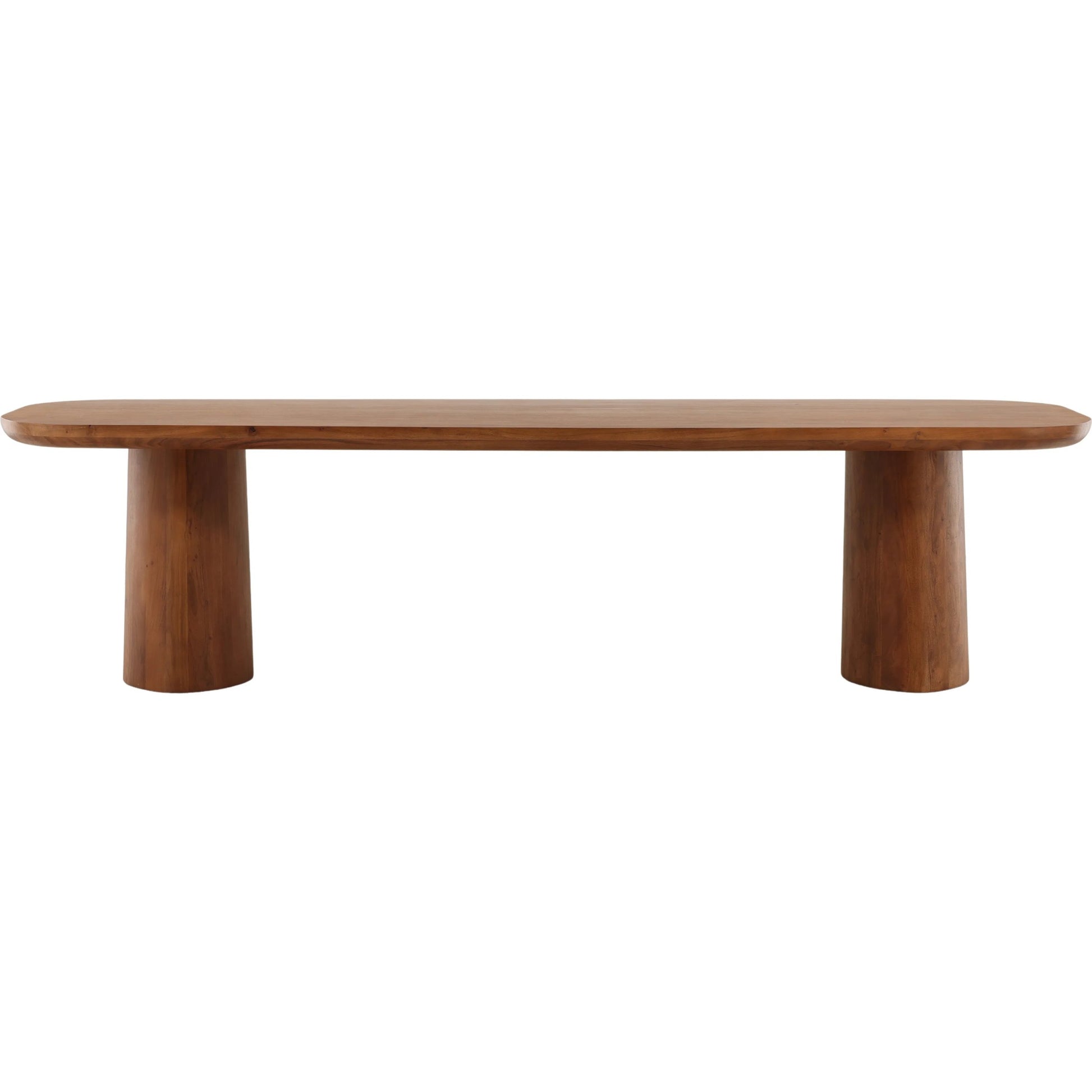 Montana Dining Table by Arch & Plane in brown. Made from acacia wood in a transitional style.