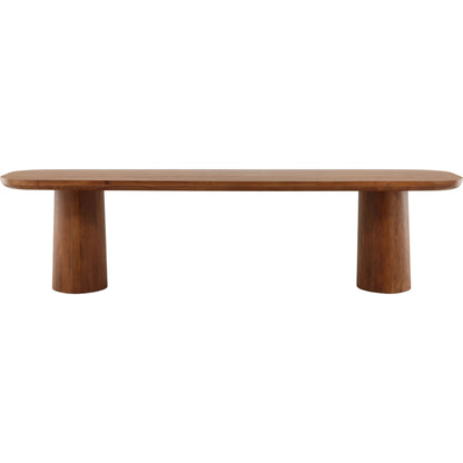 Montana Dining Table by Arch & Plane in brown. Made from acacia wood in a transitional style.