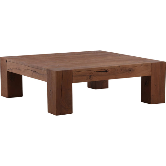 Devon Coffee Table by Arch & Plane in brown. Made from acacia wood in a unique style.