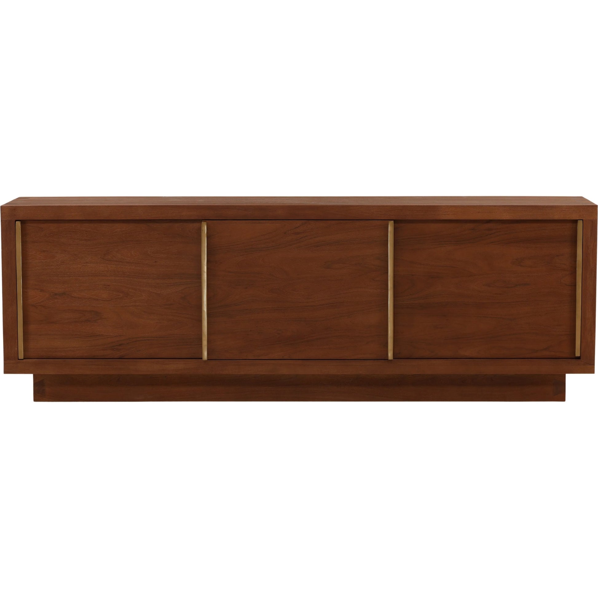 Hobart Sideboard by Arch & Plane in brown. Made from acacia wood, aluminum in a unique style.