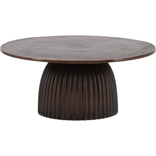 Aramis Coffee Table by Arch & Plane in antique bronze. Made from cast aluminum in a unique style.