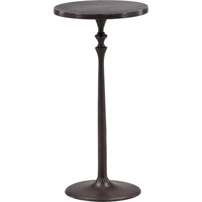 Adalberto Side Table by Arch & Plane in bronze. Made from aluminium in a modern style.