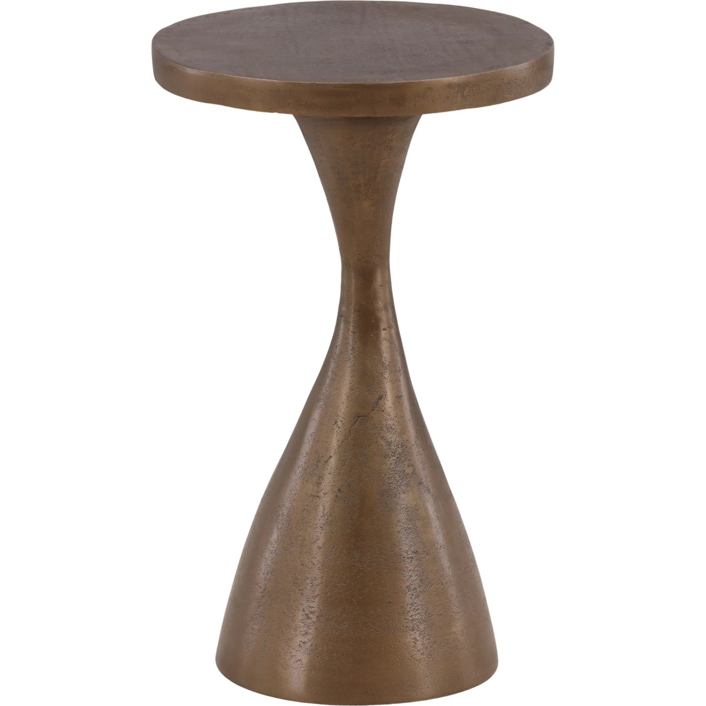 003 SI-2440815 | Additional Silo | Edgardo Side Table by Arch & Plane in antique brass. Made from aluminium in a modern style.