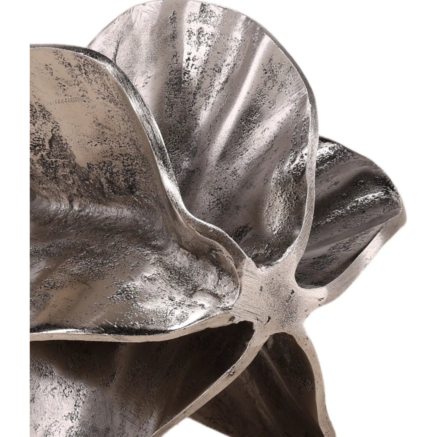 004 SI-2440832 | Closeup | Nikki Sculpture (Set of 2) by Arch & Plane in antique nickel. Made from aluminum in a modern style.