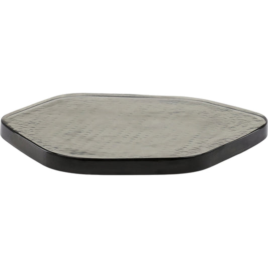 Remiel Tray by Arch & Plane in clear. Made from glass in a unique style.