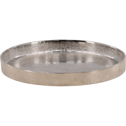Xalia Tray by Arch & Plane in silver. Made from aluminum in a unique style.