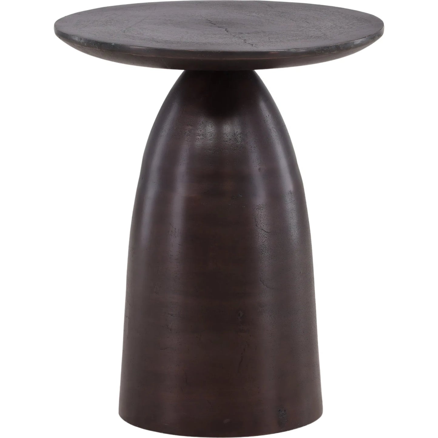 001 SI-2440843 | Primary Silo | Renea Side Table by Arch & Plane in copper. Made from aluminum in a traditional style.