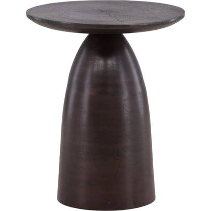 Renea Side Table by Arch & Plane in copper. Made from aluminum in a traditional style.