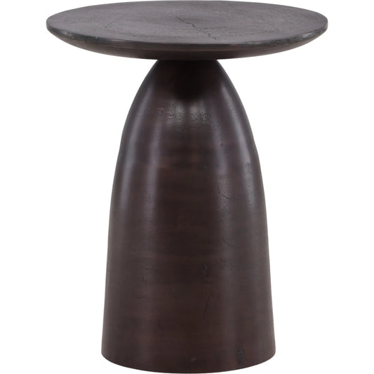Wilhemina Side Table by Arch & Plane in copper. Made from aluminum in a unique style.