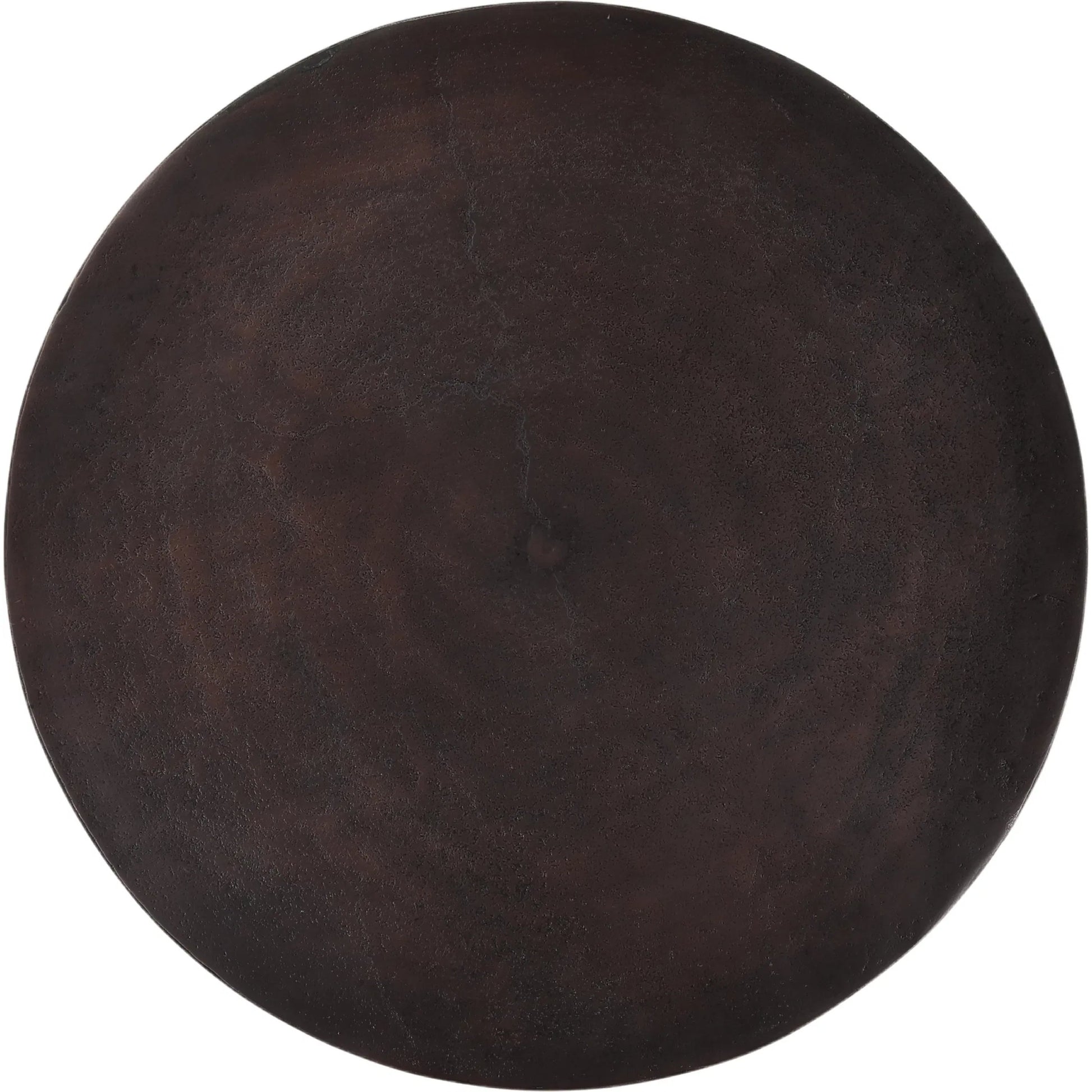 Renea Side Table by Arch & Plane in copper. Made from aluminum in a traditional style.