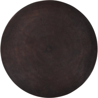 Renea Side Table by Arch & Plane in copper. Made from aluminum in a traditional style.