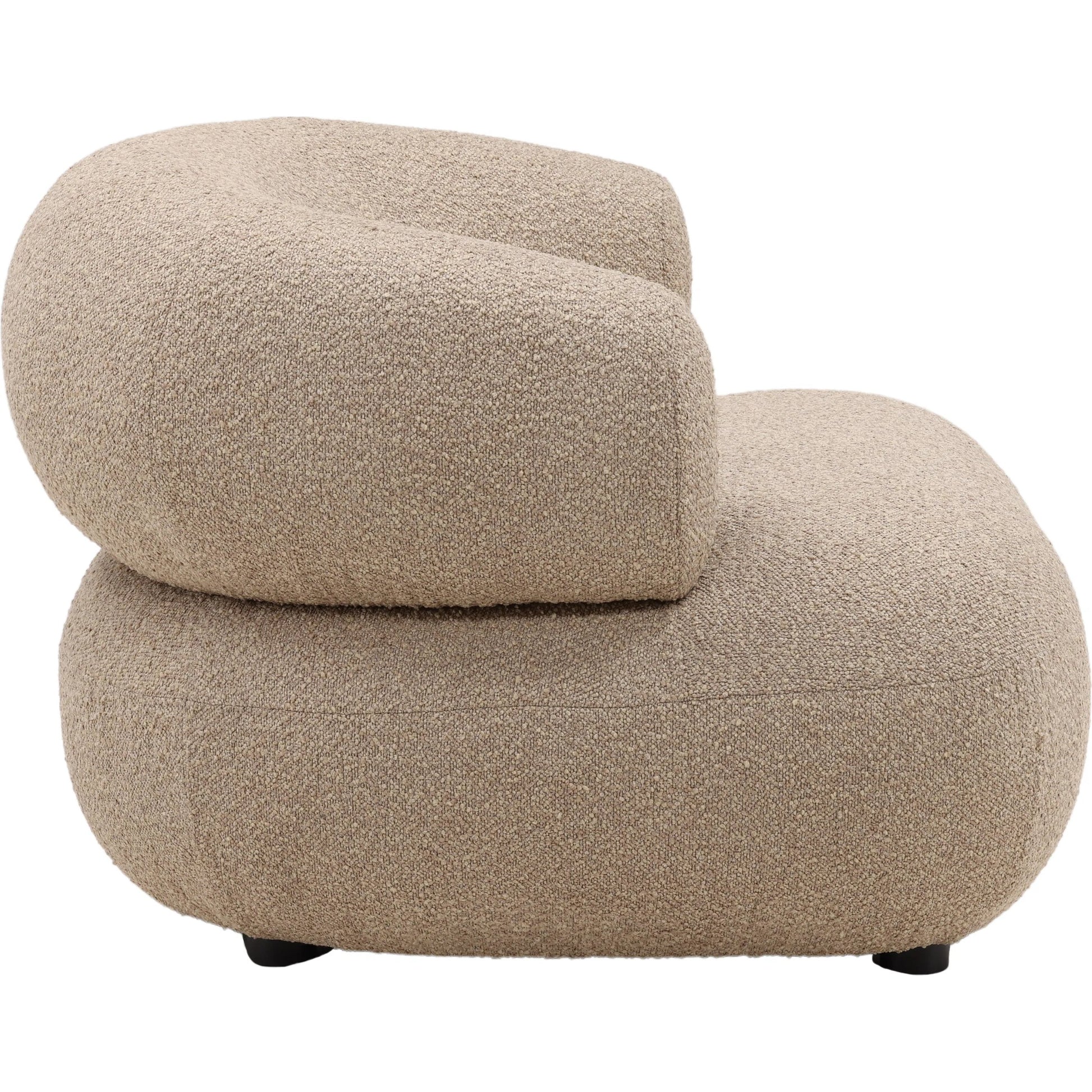 Tad Occasional Chair by Arch & Plane in santa cruz camel. Made from polyester upholstery, select hardwood frame in a transitional style.