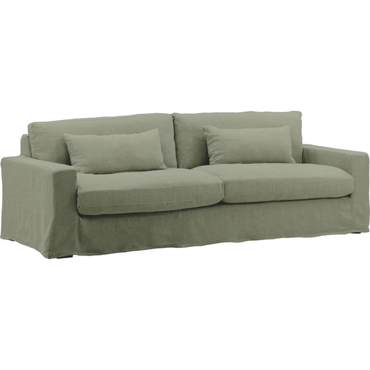 Dixie Sofa, Slipcover Only by Arch & Plane. Made from 100% linen performance fabric in a unique style.