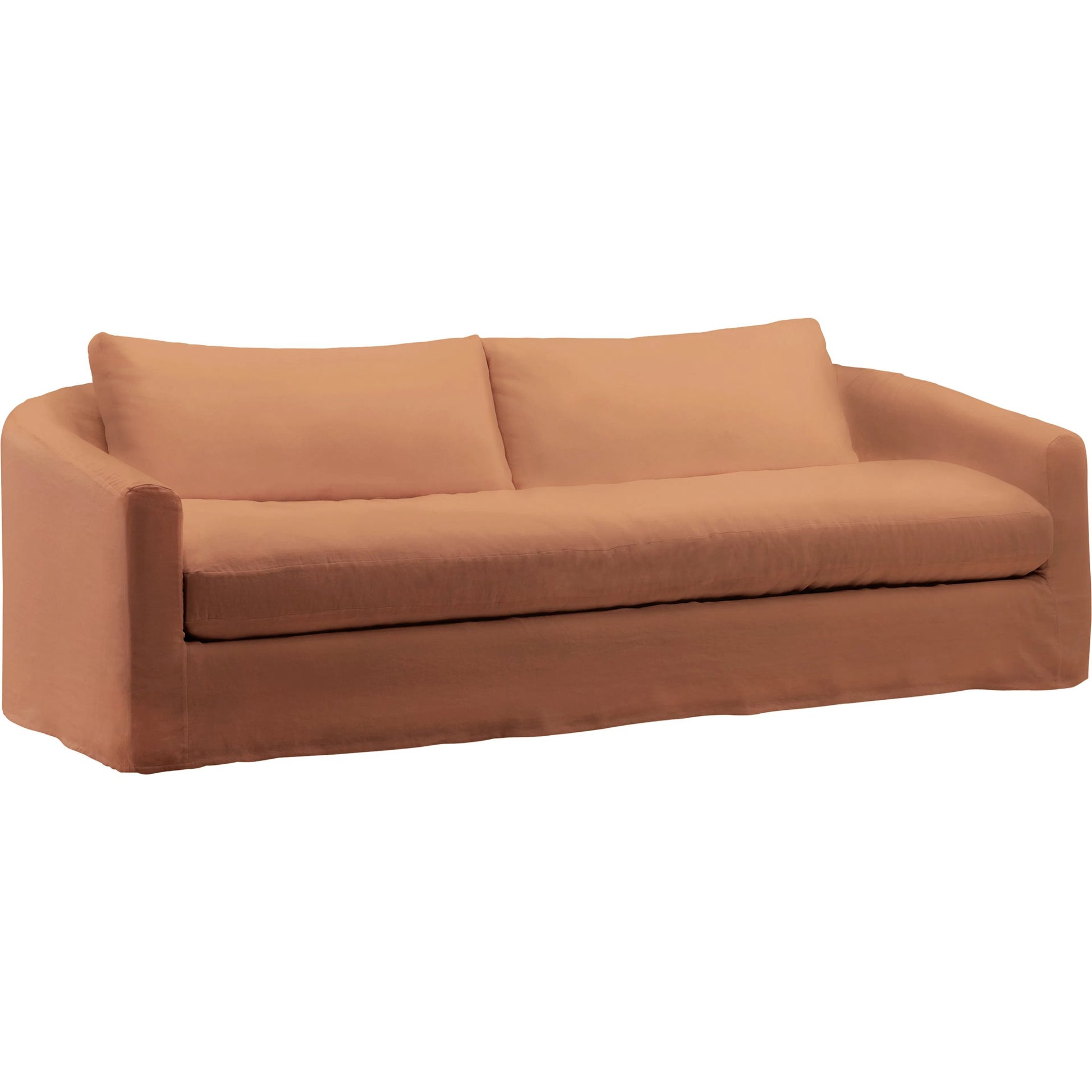 Florence Sofa, Slipcover Only by Arch & Plane. Made from 100% linen performance fabric in a eclectic & global style.