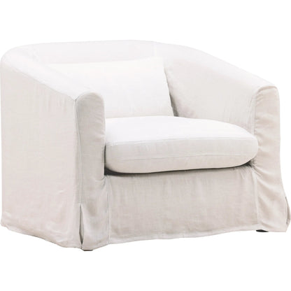 Florence Sofa Chair, Slipcover Only by Arch & Plane. Made from 100% linen performance fabric in a eclectic & global style.