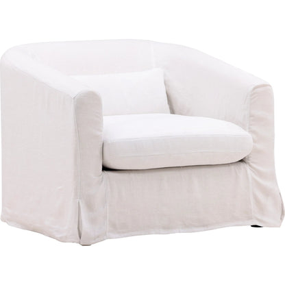 Florence Sofa Chair, Slipcover Only by Arch & Plane. Made from 100% linen performance fabric in a eclectic & global style.