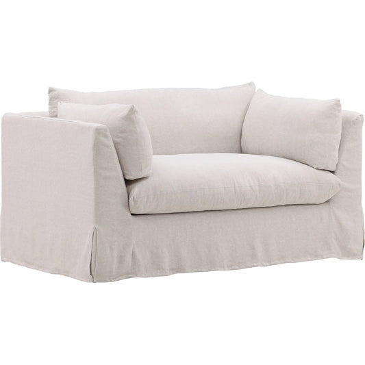 Otis Chair and a Half, Slipcover Only by Arch & Plane. Made from linen in a transitional style.