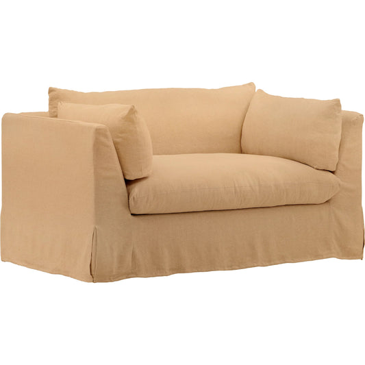 Otis Chair and a Half, Slipcover Only by Arch & Plane. Made from linen in a transitional style.