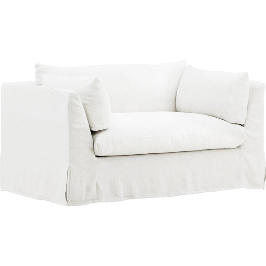 Otis Chair and a Half, Slipcover Only by Arch & Plane. Made from linen in a transitional style.