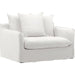 Vivian Sofa Chair, Slipcover Only by Arch & Plane. Made from 100% linen performance fabric in a eclectic & global style.