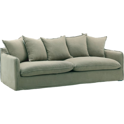 Vivian Sofa, Slipcover Only by Arch & Plane. Made from 100% linen performance fabric in a eclectic & global style.