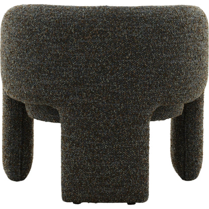 Keshawn Occasional Chair by Arch & Plane in paris cerulean. Made from multi-tone boucle fabric in a transitional style.