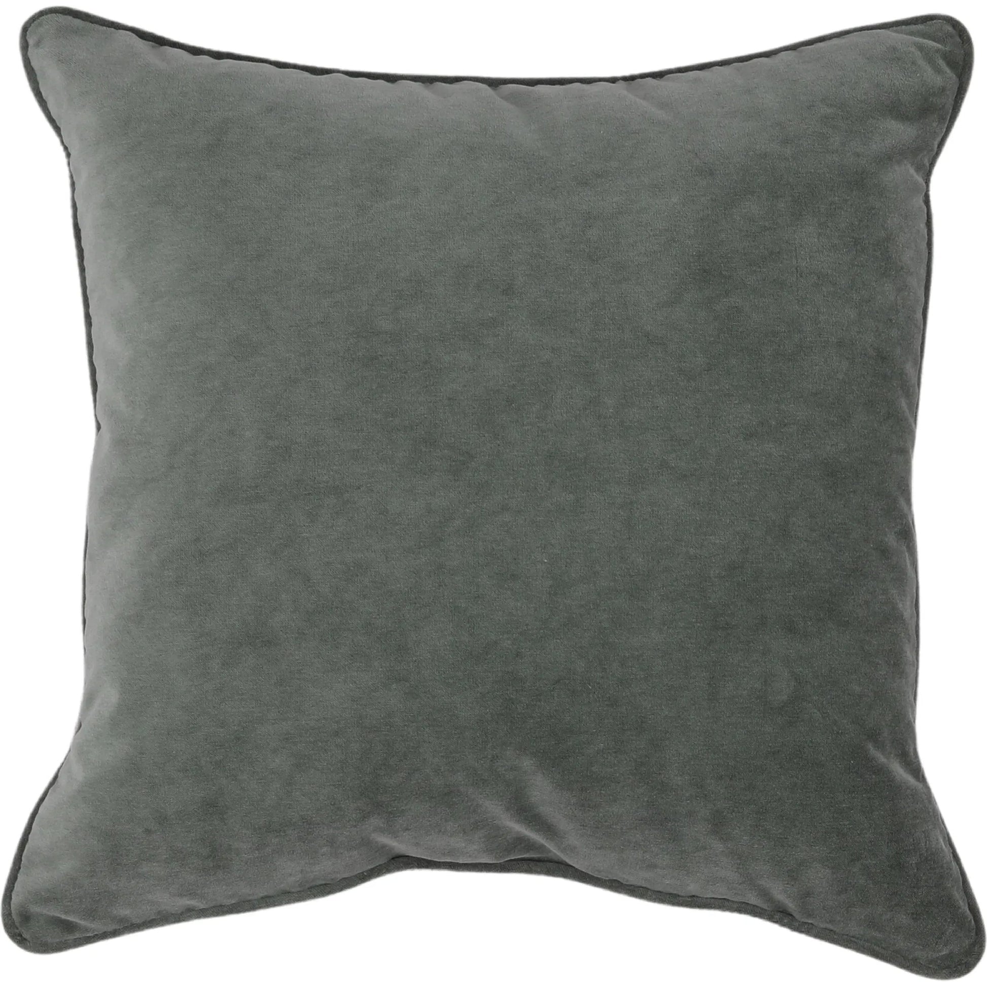 Sydney Pillow by Arch & Plane in opal eucalyptus. Made from velvet fabric cover in a unique style.