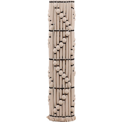 Jefferson Floor Lamp by Arch & Plane in white, black. Made from cotton rope, steel in a unique style.