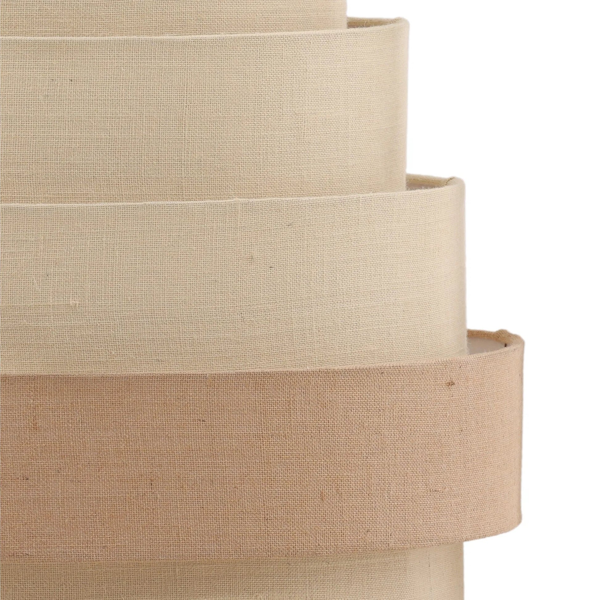 Nicolle Pendant by Arch & Plane in white, natural. Made from jute rope, steel in a unique style.