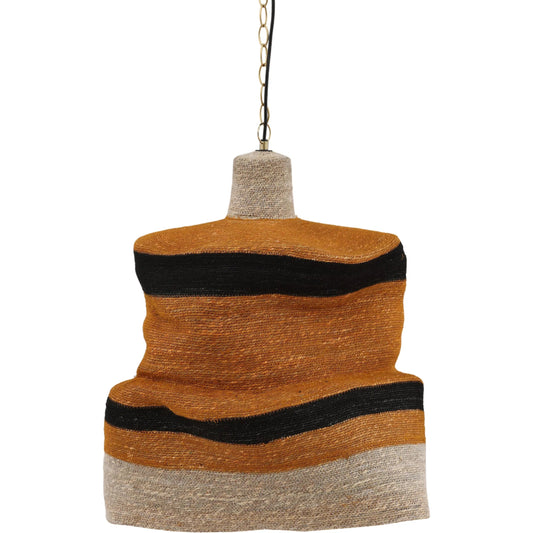 Jaydon Pendant by Arch & Plane in natural, rust, black. Made from natural seagrass in a unique style.