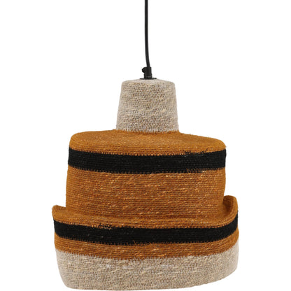 Jaydon Pendant by Arch & Plane in natural, rust, black. Made from natural seagrass in a unique style.