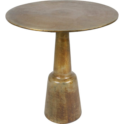 Golbez Counter Table by Arch & Plane in antique brass. Made from cast aluminum in a modern style.